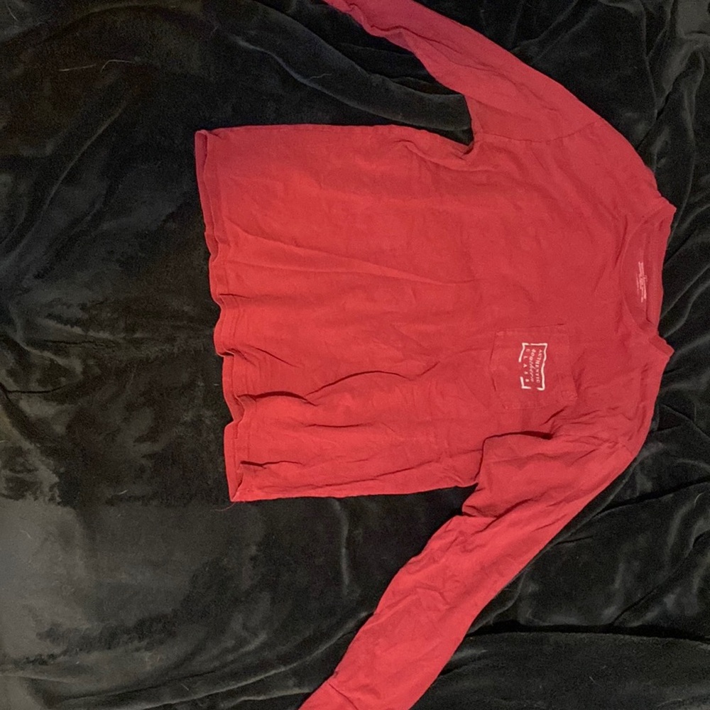 LG Burgundy Southern Marsh Long Sleeve Tee